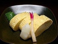 Homemade Nagoya Cochin egg rolled omelet