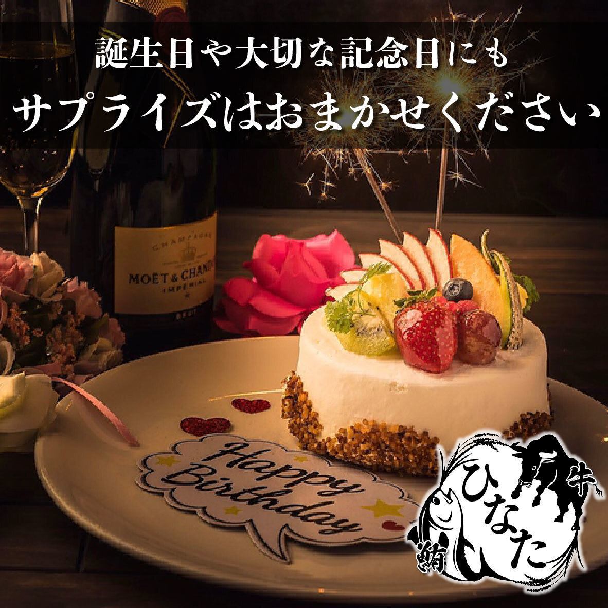 特別なお祝いを♪大切な方の記念日やお誕生日サプライズ★