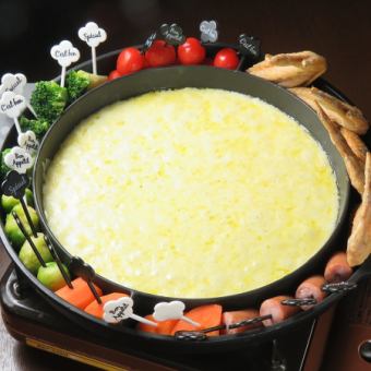 [Weekday-only girls' get-together course♪] The main course is aligot cheese fondue and 8 other dishes for 4,500 yen