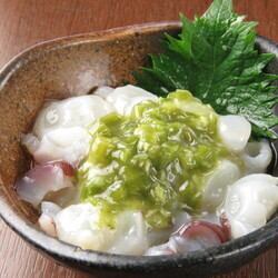 辛口わさびの自家製たこわさ