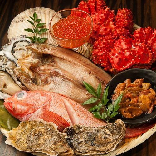 北海道の様々な漁港や市場直送の鮮魚・海鮮