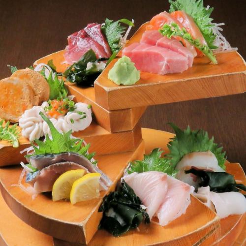 【限定メニュー】六段海鮮タワー