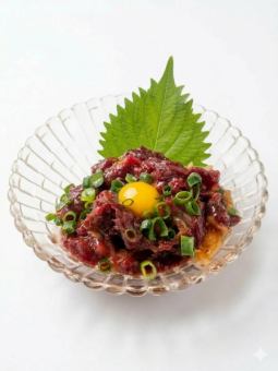 新冠産エゾシカユッケ