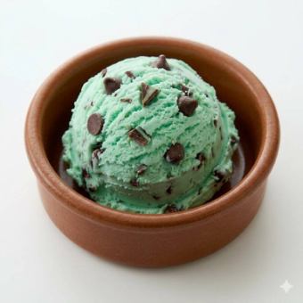 チョコミントアイス