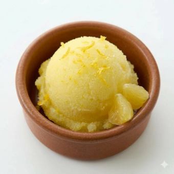 ゆずシャーベット