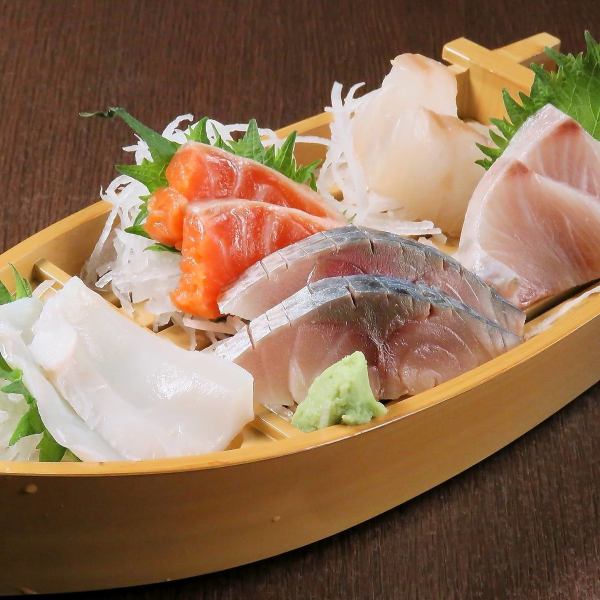 【直接買付】名物777円刺身5点盛★スマホ必撮★