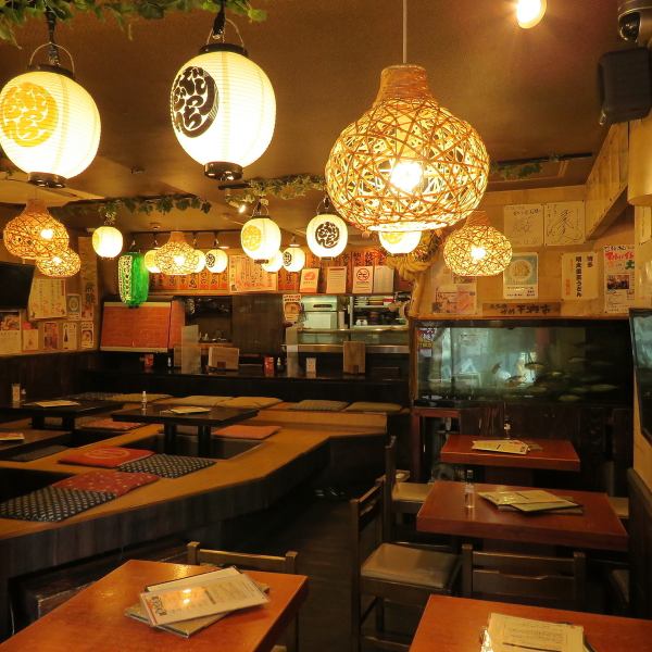 大衆的なアットホームな雰囲気の店内！ゆったりとおくつろぎいただけます。