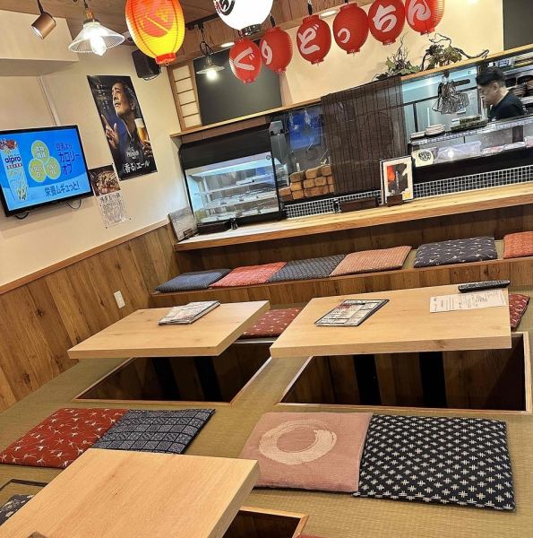 大衆的なアットホームな雰囲気の店内!ゆったりとおくつろぎいただけます。