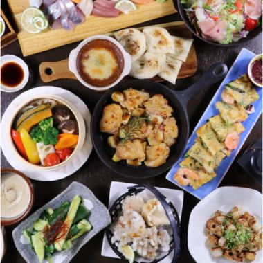 ◆Weekend A◆All-you-can-eat and drink 120 kinds of food and drink☆Friday, Saturday, and the day before a holiday☆2-hour system 3700 yen