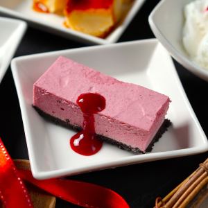 Homemade raspberry mousse