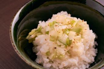 green onion rice
