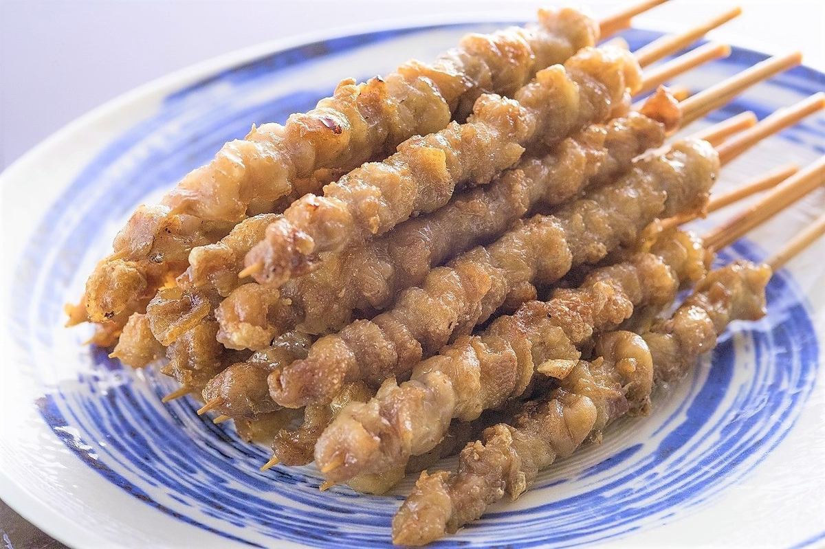 A chicken skin shop has opened in Haruyoshi! The popular Torikawa is worth eating once!
