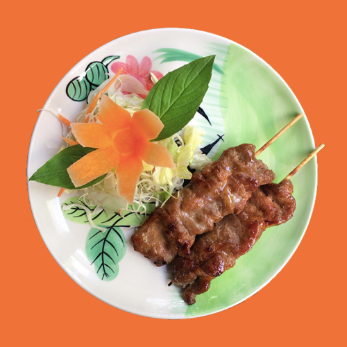 ムーピン（豚肉の串焼き）　1P