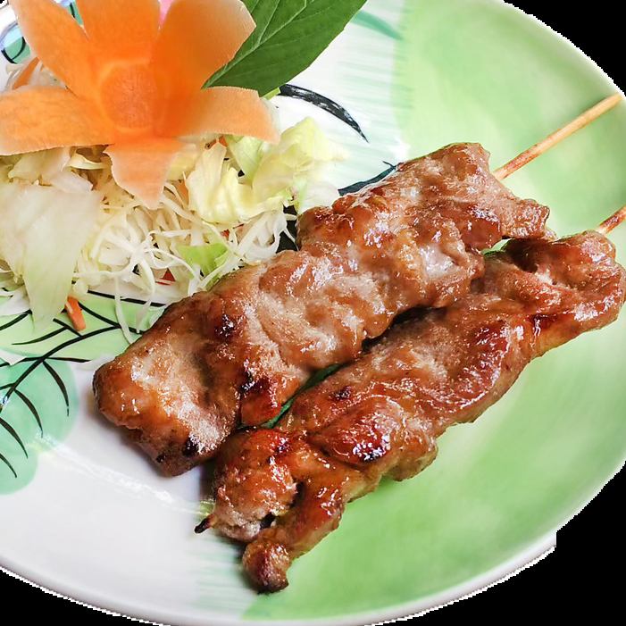 ムーピン（豚肉の串焼き）　1P