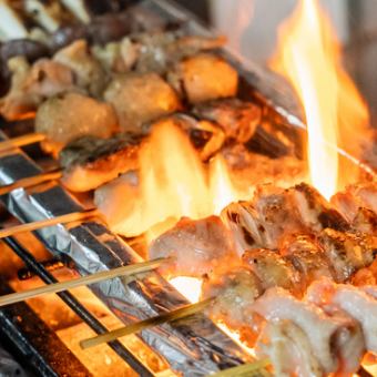 【宴会コース】会社宴会やお集まりなどに◎串焼き食べ放題<2時間飲み放題付>