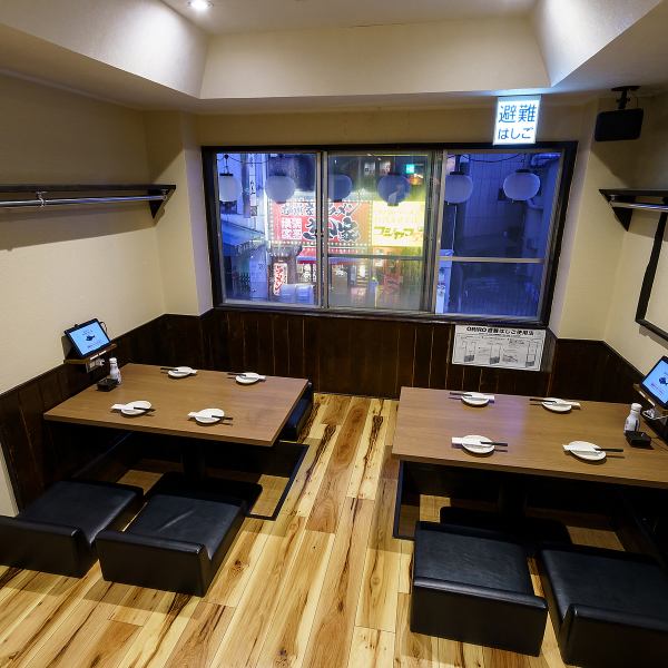 The horigotatsu tatami room can be rented out for groups of 20 or more.A maximum of 26 people can be seated.