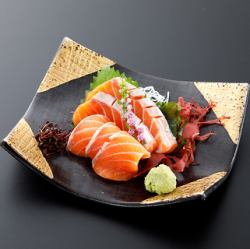 Salmon sashimi