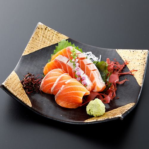 Salmon sashimi