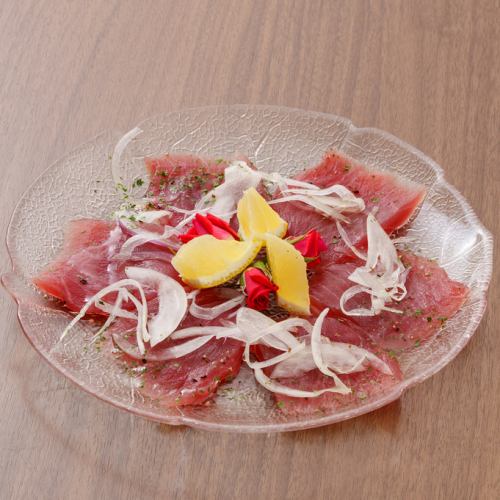 tuna carpaccio