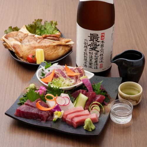 酒に合うマグロ料理の品々