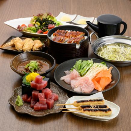 【조기 할인 20% OFF “호쾌 참치 안 낙부” 참치 가게 나고야 밥 코스 5950엔⇒4760엔(부가세 포함)