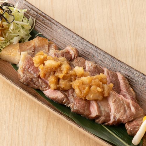 Specially selected roasted pork shoulder with grated daikon radish and ponzu sauce