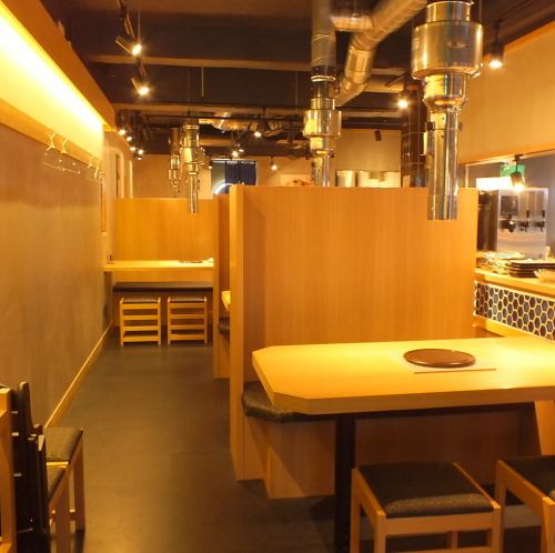 清潔感のある店内