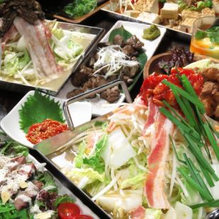 꼬치 구이 & 냄비 & 치즈 닭 갈비도 모두 뷔페 & 음료 뷔페! 3 시간 ALL 먹고 맘껏 마시기 코스 4980 엔 ★