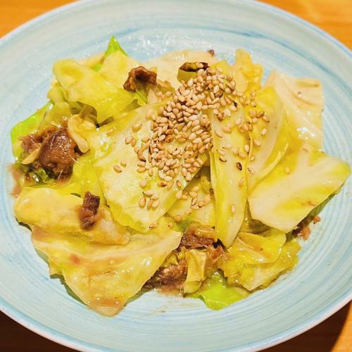 アンチョビキャベツ