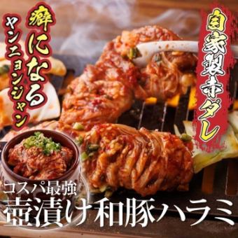 Welcome to Skirt Steak!! We'll give you a free serving of pickled skirt steak!