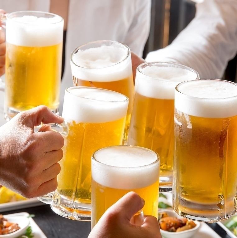 派對好去處！套餐種類豐富，包括生啤酒在內的無限暢飲任您選擇。