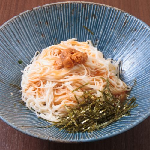 冷 うにのそうめん
