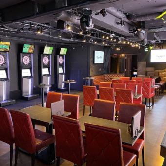 【貸切・パーティー】新宿駅徒歩5分で着席50名～立食100名様までご利用可能！大人数でご利用いただける空間をご用意いたしました！飲み放題付コースは2720円～♪ダーツや大型モニター,プロジェクター,マイク,ゲーム、パーティーグッズなど充実の設備をご用意しました！各種イベントやパーティーなどにおすすめです！！