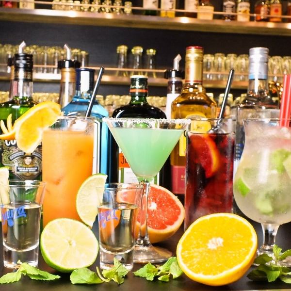 飲み放題は2000円♪飲むならやっぱりお得な飲み放題プラン！各種お酒取り揃えています。個室完備×貸切