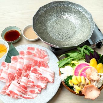 石垣島産希少南ぬ豚90g＆沖縄県産ゴールデンアグー豚4種類90gしゃぶしゃぶorすき焼き