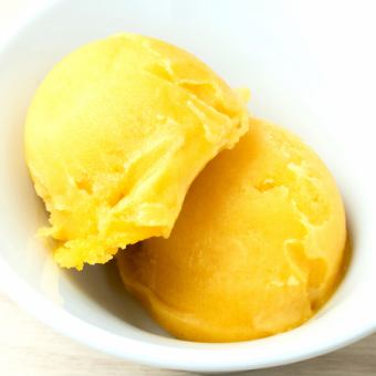 マンゴーシャーベット