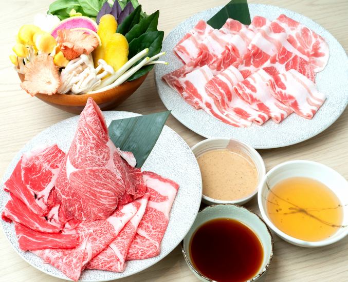 【しゃぶしゃぶ・すき焼き3300円~/島人限定食べ放題2180円~】★