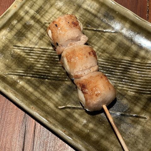 Quail egg pork skewers