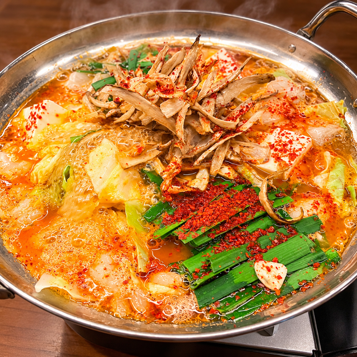In addition to skewers, we also have limited-time hot pot dishes available!