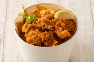 유익한 "파티 BOX"프라이드 치킨 (프라이드 감자 포함) 10 개