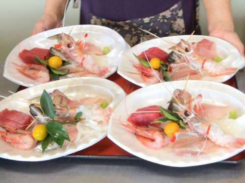 新鮮なお魚を堪能