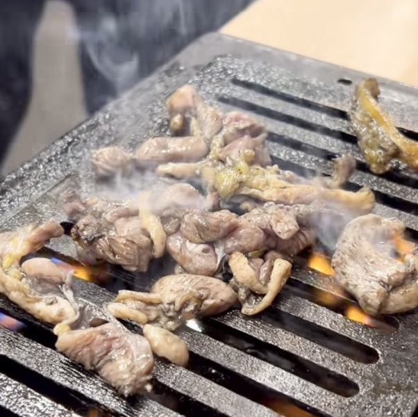 親鳥の炭火焼