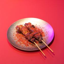 2 skewers of lamb (yangrouchuan)