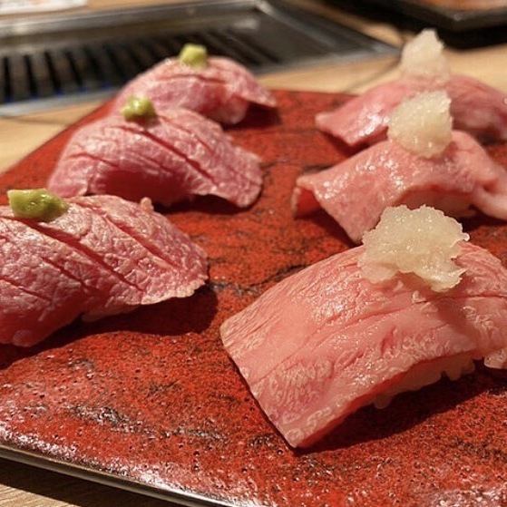 [Meat sushi is a popular dish among women] Kinuhikari from Shiga Prefecture is used for the silver rice.We are particular about the water content, rice variety, and heat level.