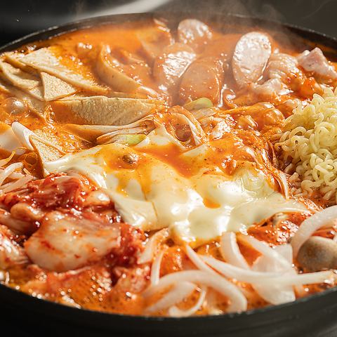Budae jjigae *Available for 2 or more servings 1 serving