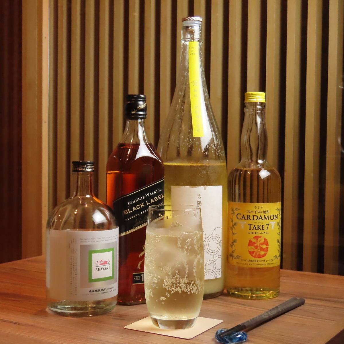 日本酒を豊富に取り揃えております。ぜひお楽しみください♪