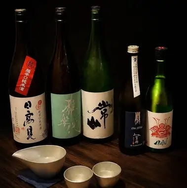 【カウンター席限定】≪日本酒飲み放題プラン≫ 3000円(税込)