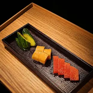 漬け物盛り合わせ(紅心大根、胡瓜、長芋)
