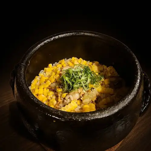 とうもろこしと帆立の土鍋ご飯