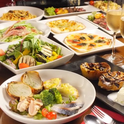 All eight dishes with unlimited drink 3000 yen ~